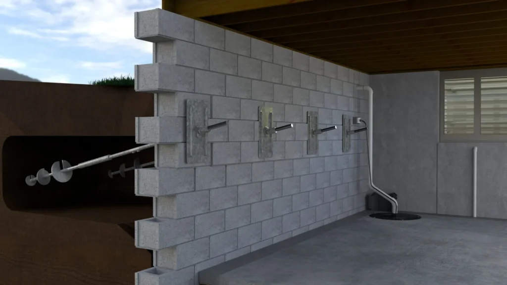 GeoLock™ Wall Anchor System in Combined Locks, WI
