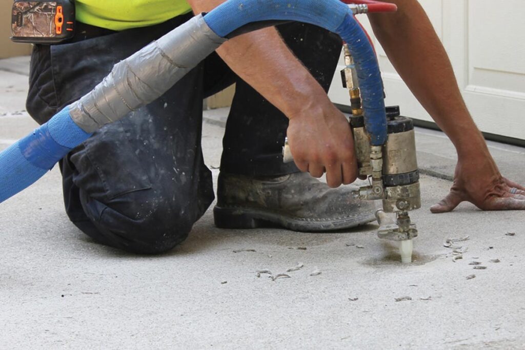 Polyurethane Foam Injection in Combined Locks, WI