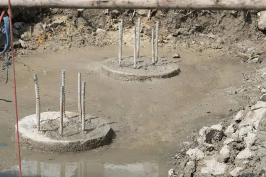 Slab Pier Installation in Combined Locks, WI